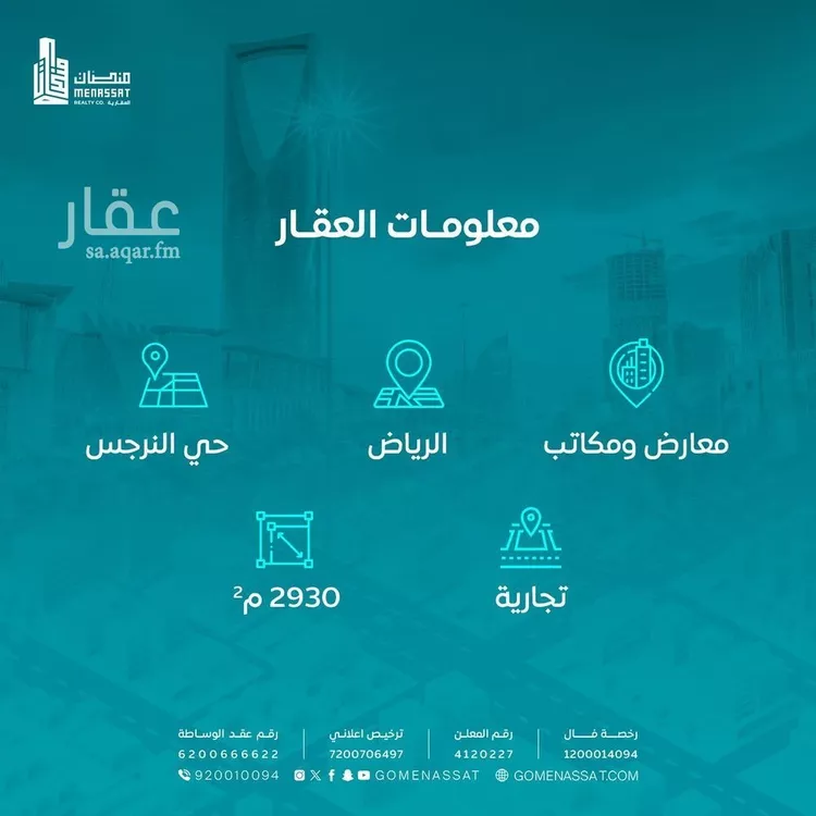 محل للإيجار في شارع عثمان بن عفان الفرعي, حي النرجس, مدينة الرياض, منطقة الرياض صورة 2