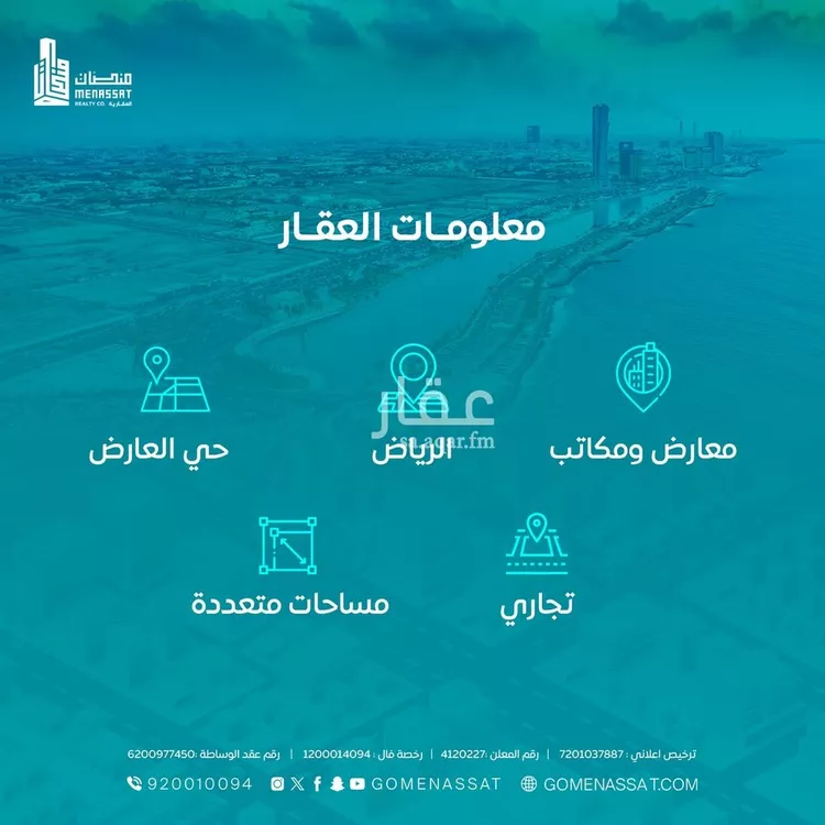مجمع للإيجار في شارع ريحانه بنت زيد, حي العارض, مدينة الرياض, منطقة الرياض صورة 3