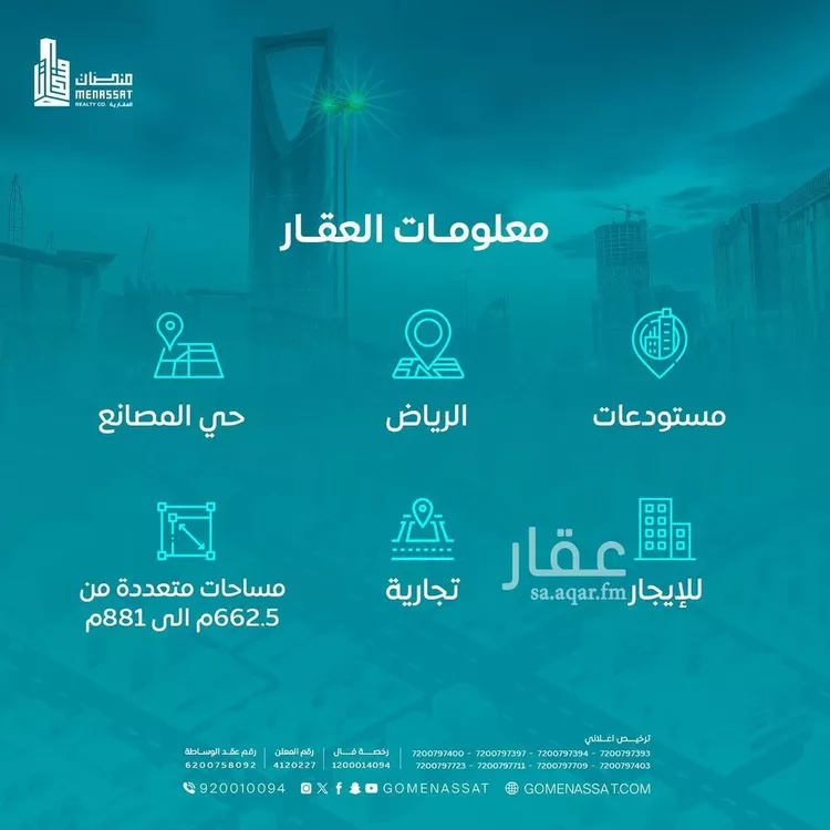 مستودع للإيجار في شارع سويد بن النعمان, حي المصانع, مدينة الرياض, منطقة الرياض صورة 4