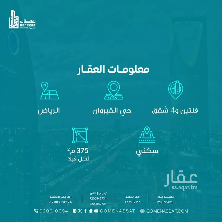 فيلا للبيع في شارع ابن عثيمين, حي القيروان, مدينة الرياض, منطقة الرياض صورة 4