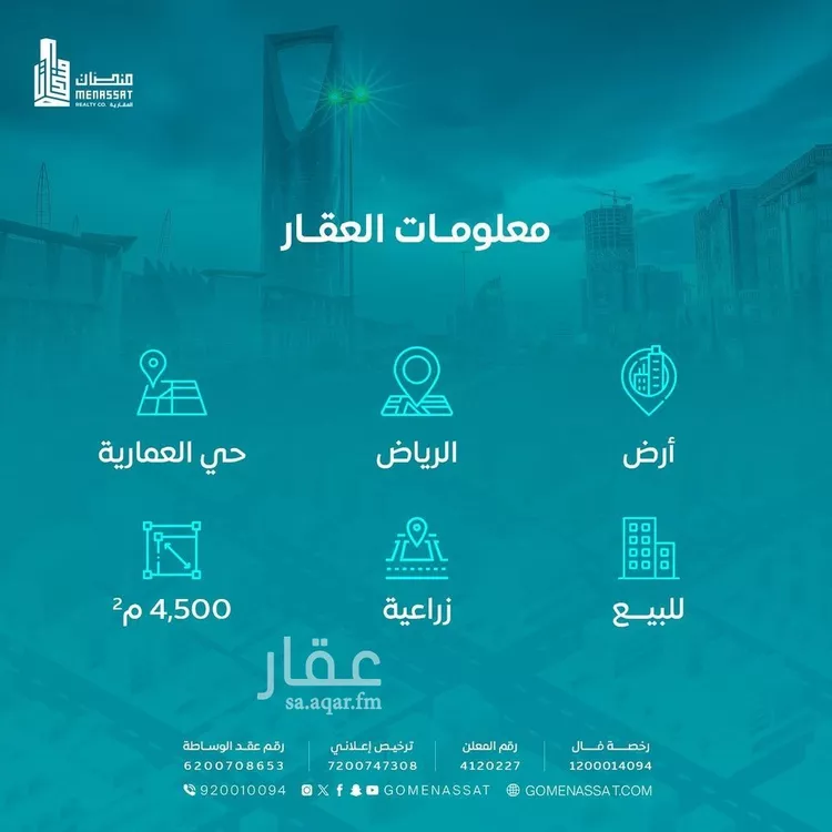 أرض للبيع في حي مشروع مخطط استراحات, مدينة مشروع مخطط استراحات, منطقة الرياض صورة 3