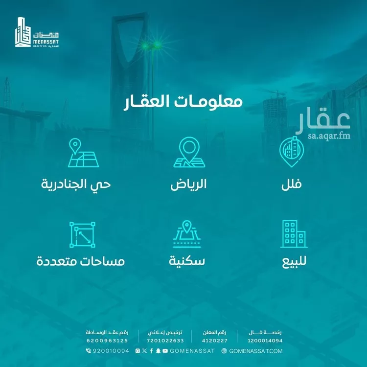 فيلا للبيع في شارع سويد بن النعمان, حي الجنادرية, مدينة الرياض, منطقة الرياض صورة 3