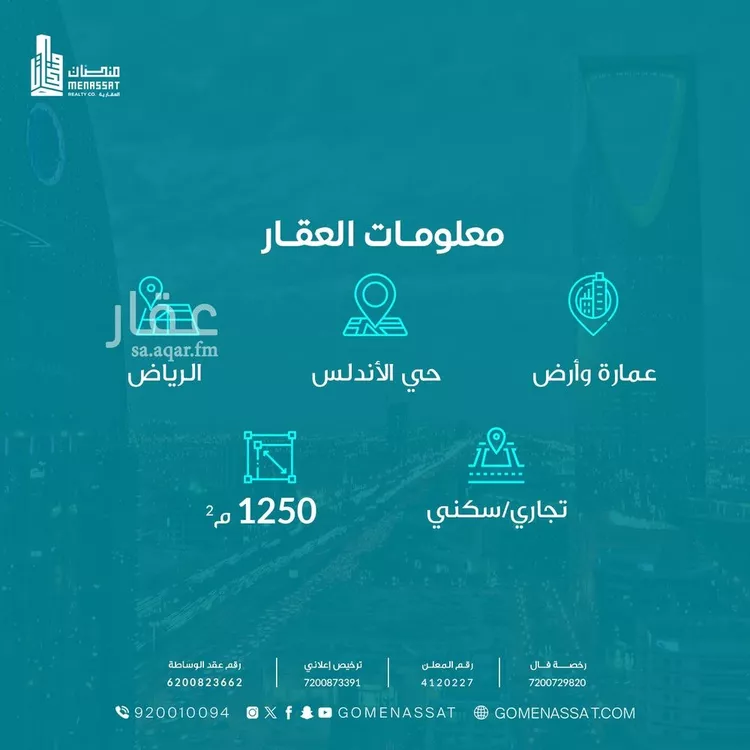 عمارة للإيجار في شارع خالد بن الوليد, حي الأندلس, مدينة الرياض, منطقة الرياض صورة 4