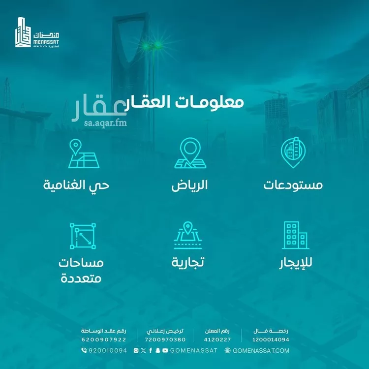 مستودع للإيجار في شارع طريق الحائر, حي الغنامية, مدينة الرياض, منطقة الرياض صورة 3