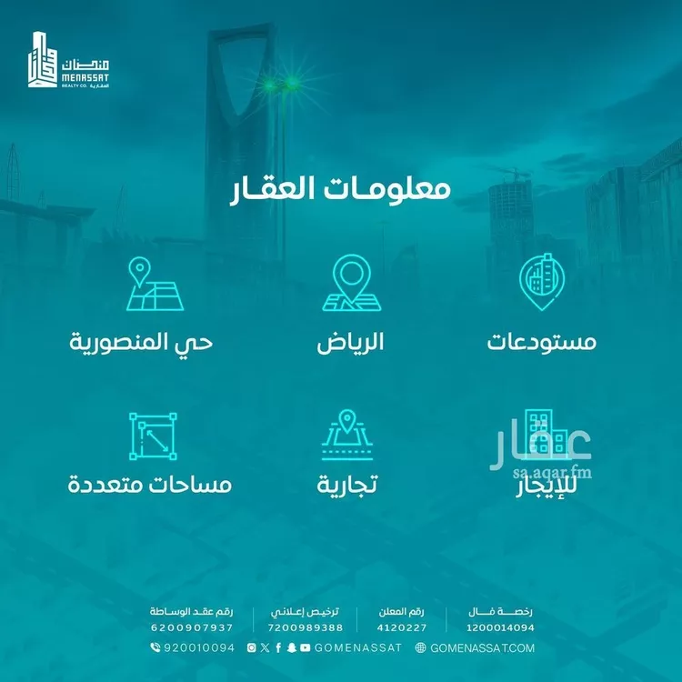 مستودع للإيجار في شارع رقم 32, حي المنصورية, مدينة الرياض, منطقة الرياض صورة 3