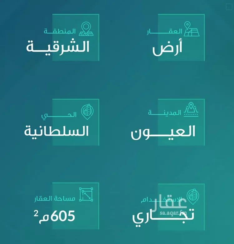 أرض للإيجار في حي ضاحية الامير سلطان الشمالية, مدينة العيون, المنطقة الشرقية صورة 2