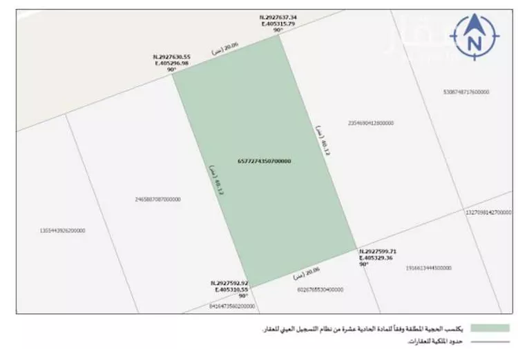 أرض للبيع في شارع حمزة بن عبد المطلب, حي المحمدية, مدينة الدمام, المنطقة الشرقية صورة 2