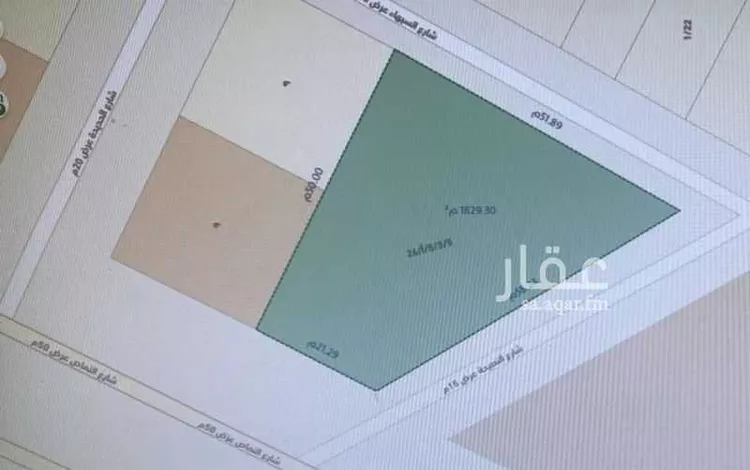 أرض للبيع في شارع السبهاء, حي العزيزية, مدينة الرياض, منطقة الرياض صورة 4