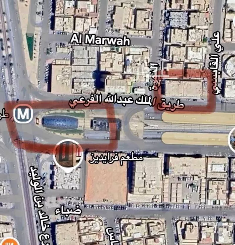 أرض للبيع في شارع الملك عبدالله ابن عبدالعزيز سعود الفرعي, حي الحمراء, مدينة الرياض, منطقة الرياض صورة 2