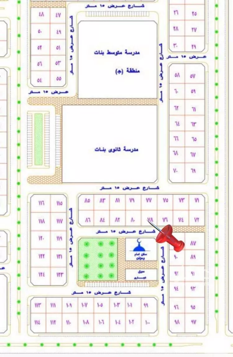 أرض للبيع في شارع الثاني 56, حي الروضة, مدينة القيصومة, المنطقة الشرقية