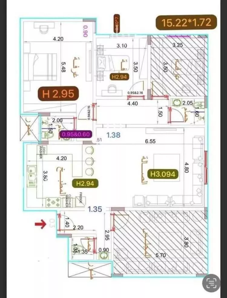 Apartment for Sale in Riyadh Al Munsiyah صورة 3