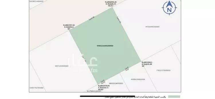 أرض للبيع في شارع الصدق, حي الريان, مدينة الاحساء, المنطقة الشرقية صورة 2