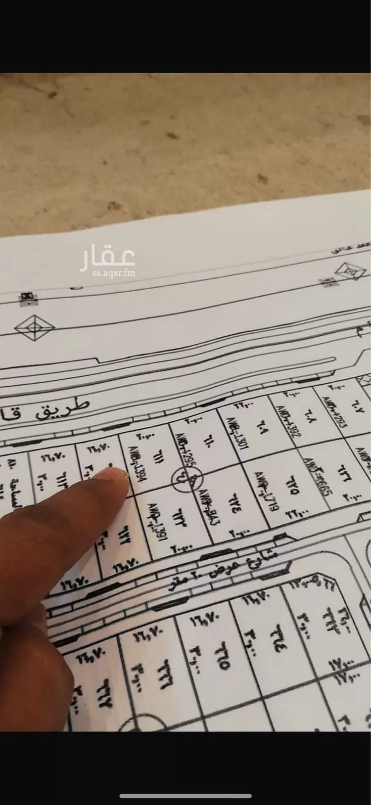 أرض للبيع في شارع جبر ابن اوس, حي القاع 1, مدينة القنفذه, منطقة مكة المكرمة صورة 3