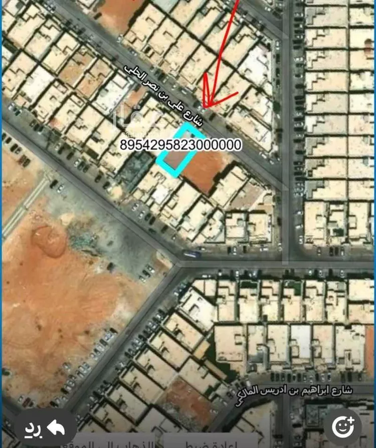 أرض للبيع في شارع عبدالله بن جعفر, حي الرمال, مدينة الرياض, منطقة الرياض صورة 3