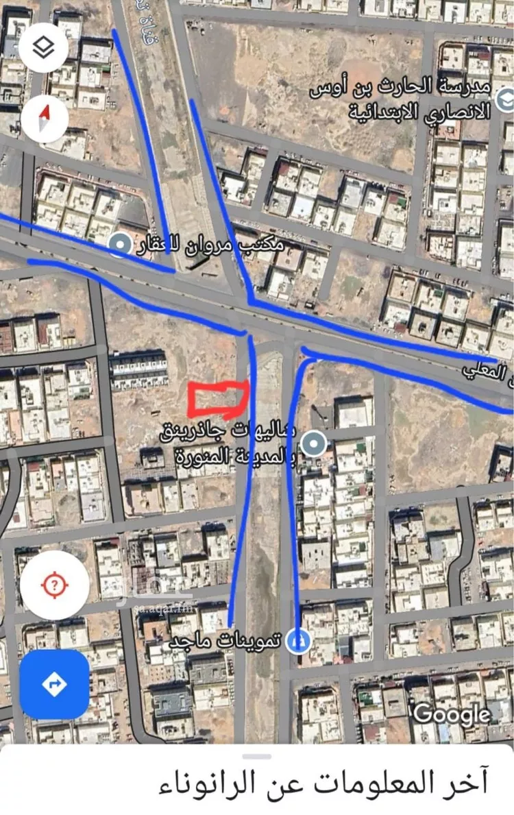 أرض للإيجار في شارع سهل بن سعد الساعدي, حي الرانوناء, مدينة المدينة المنورة, منطقة المدينة المنورة