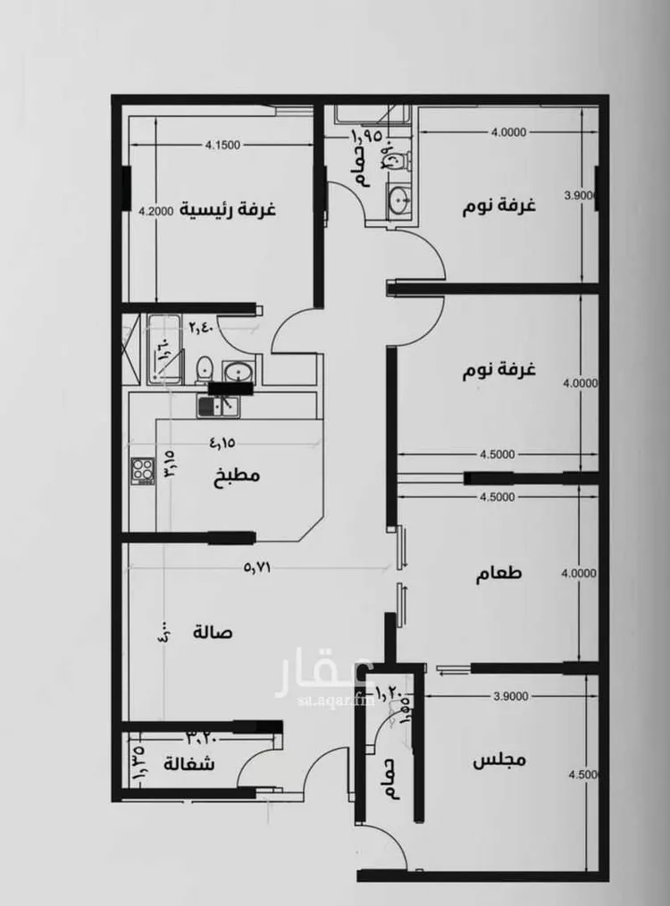 شقة للإيجار في شارع محمد صالح نصيف ، حي الصفا ، جدة ، جدة صورة 3