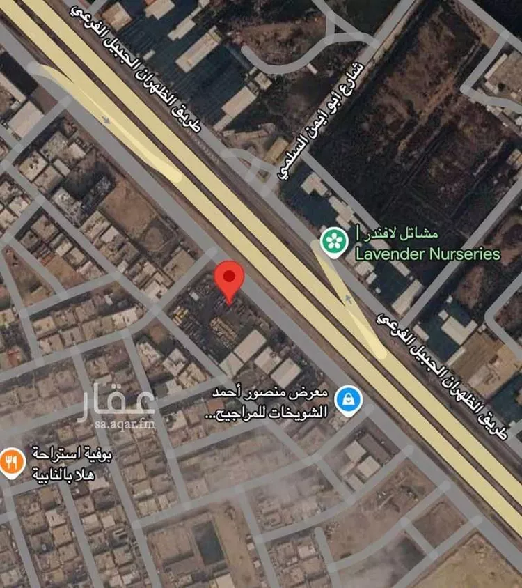 أرض للبيع في شارع الظهران الجبيل السريع, حي النابية, مدينة القطيف, المنطقة الشرقية