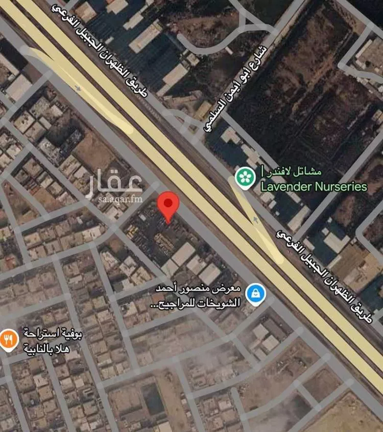أرض للبيع في شارع الظهران الجبيل السريع, حي النابية, مدينة القطيف, المنطقة الشرقية