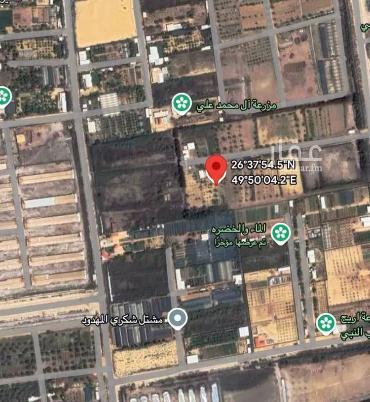 مزرعة للبيع في شارع الرويحه 657, مدينة القطيف, المنطقة الشرقية