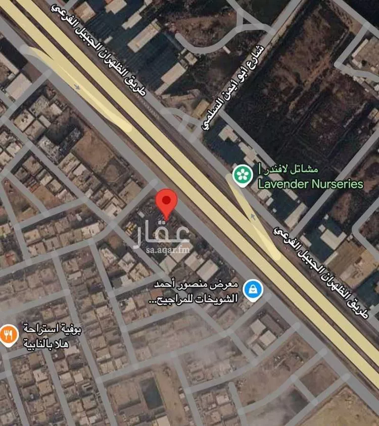 أرض للبيع في شارع الظهران الجبيل السريع, حي النابية, مدينة القطيف, المنطقة الشرقية