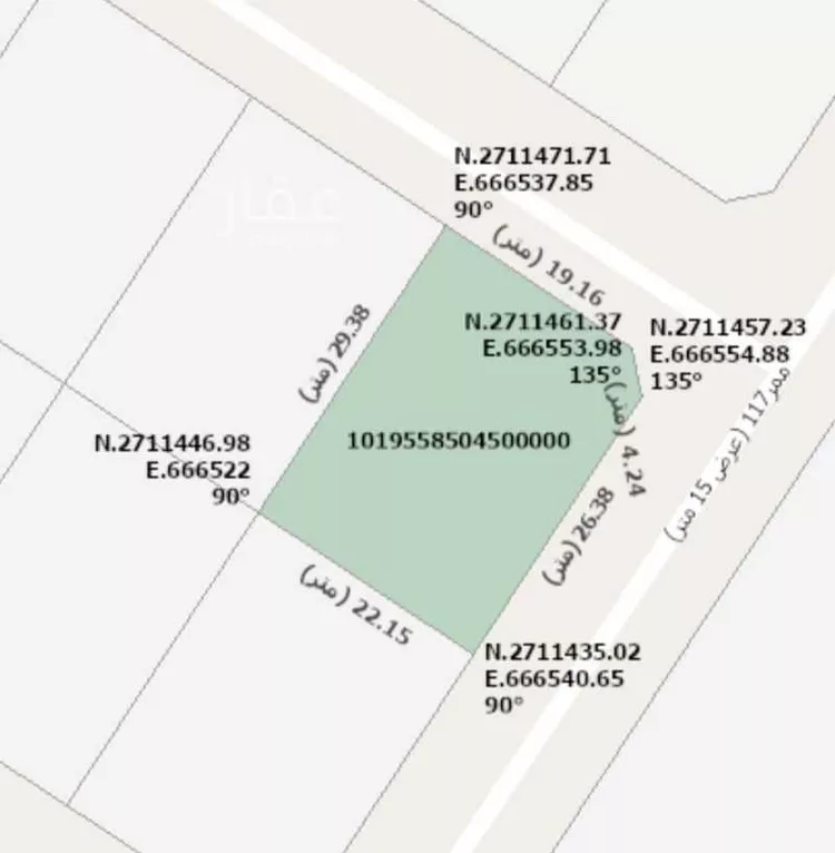 أرض للبيع في شارع ابي العجاج, حي عكاظ, مدينة الرياض, منطقة الرياض صورة 2