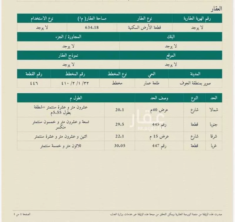 Warehouse for sale in Arar Al Matar