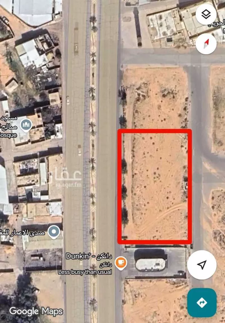 أرض للبيع في شارع طريق الملك عبدالعزيز, حي رواق الشرقي, مدينة بريده, منطقة القصيم
