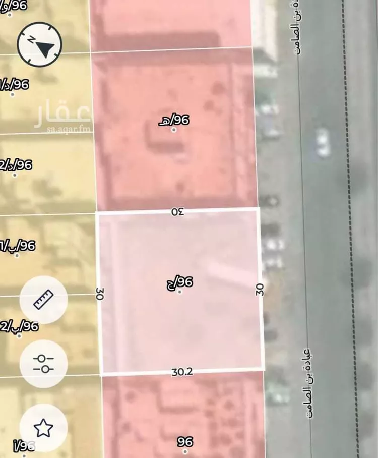 أرض للبيع في شارع عبادة بن الصامت, حي الروضة, مدينة الرياض, منطقة الرياض صورة 2