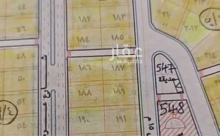 أرض للبيع في شارع الياسمين 2, حي الياسمين, مدينة القريات, منطقة الجوف صورة 4