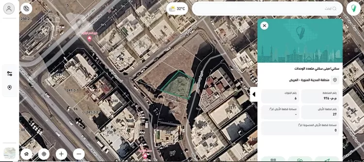 أرض للبيع في شارع خديجة بنت الزبير, حي العريض, مدينة المدينة المنورة, منطقة المدينة المنورة