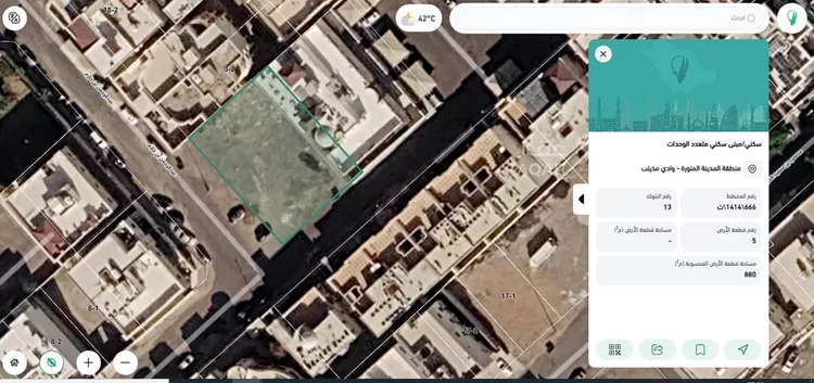 أرض للبيع في شارع عبدالرحمن ابن خازم, حي وادي مذينب, مدينة المدينة المنورة, منطقة المدينة المنورة