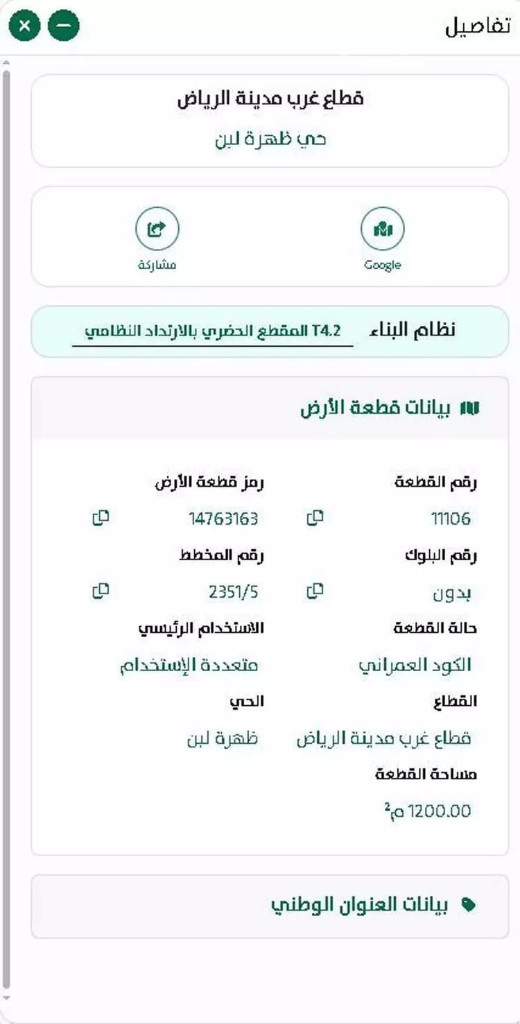 Land for Sale in Riyadh Dhahrat Laban صورة 2