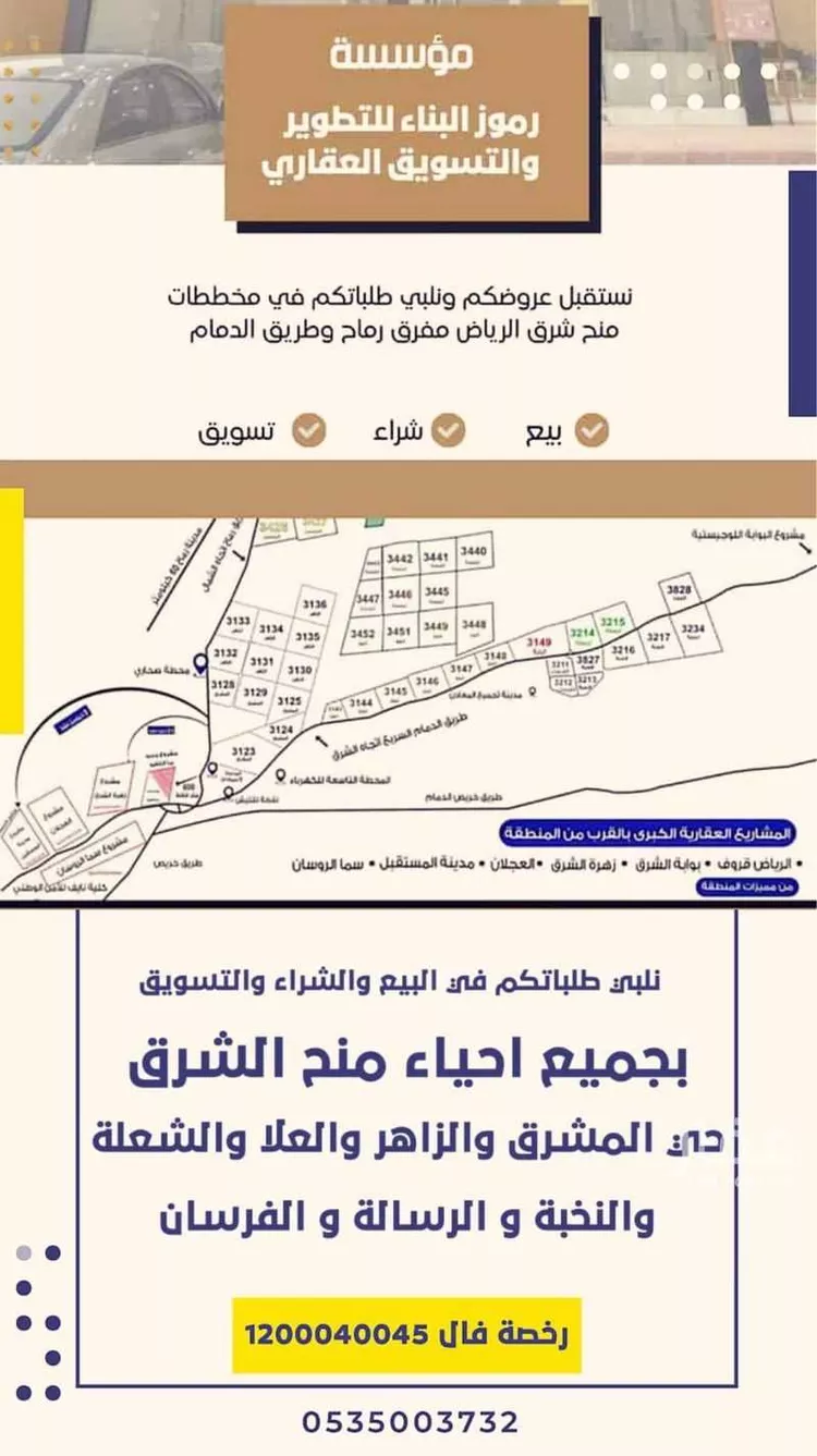 أرض للبيع في حي النخبة, مدينة الرياض, منطقة الرياض صورة 3