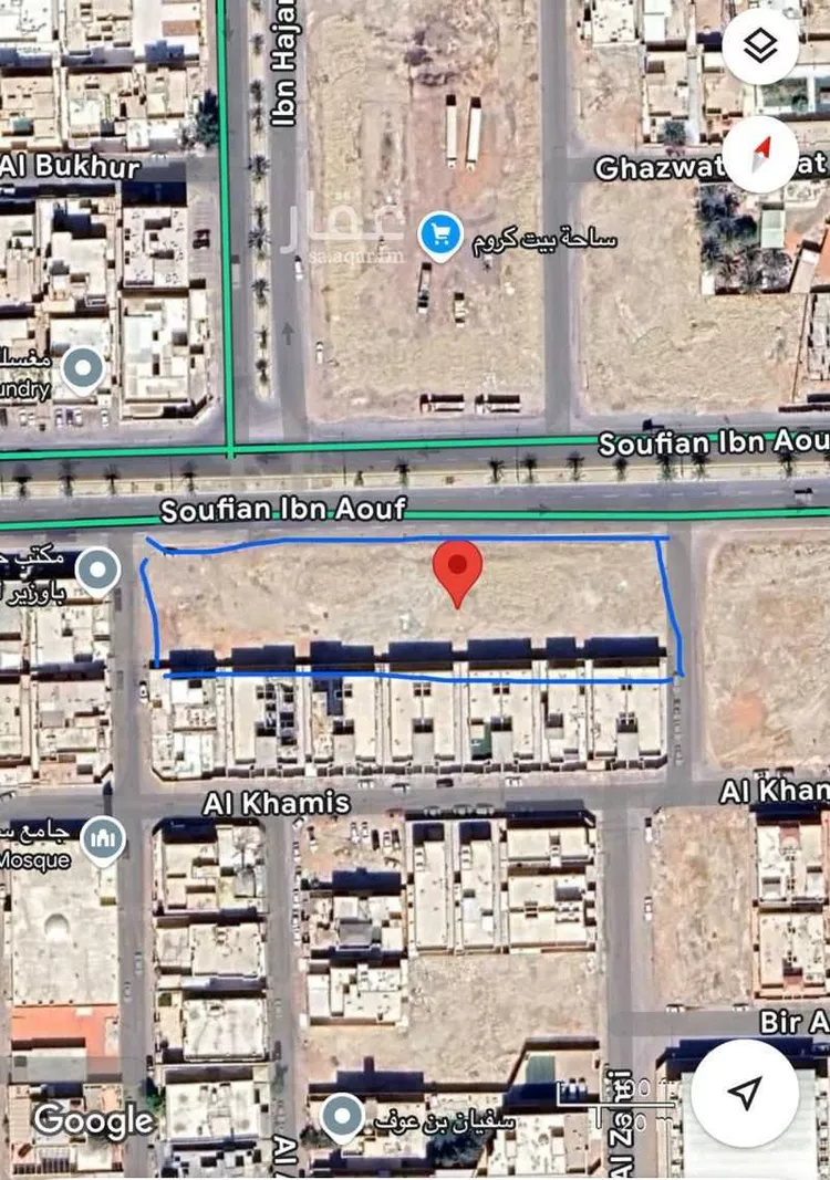 أرض للبيع في شارع سفيان بن عوف, حي العزيزية, مدينة الرياض, منطقة الرياض صورة 4