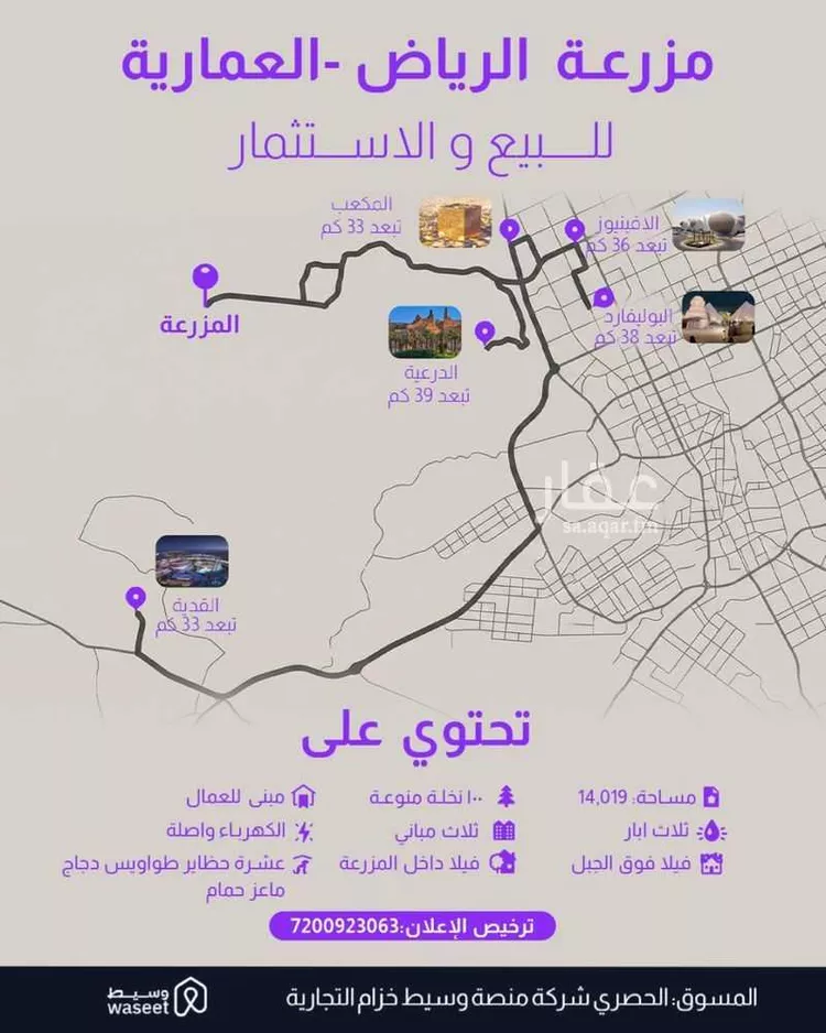 Farm for Sale in Ad Diriyah Ad Diriyah Al Jadidah صورة 2