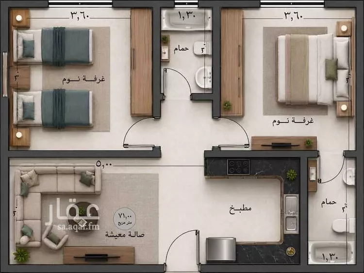 Apartment for Sale in Jeddah As Safaa