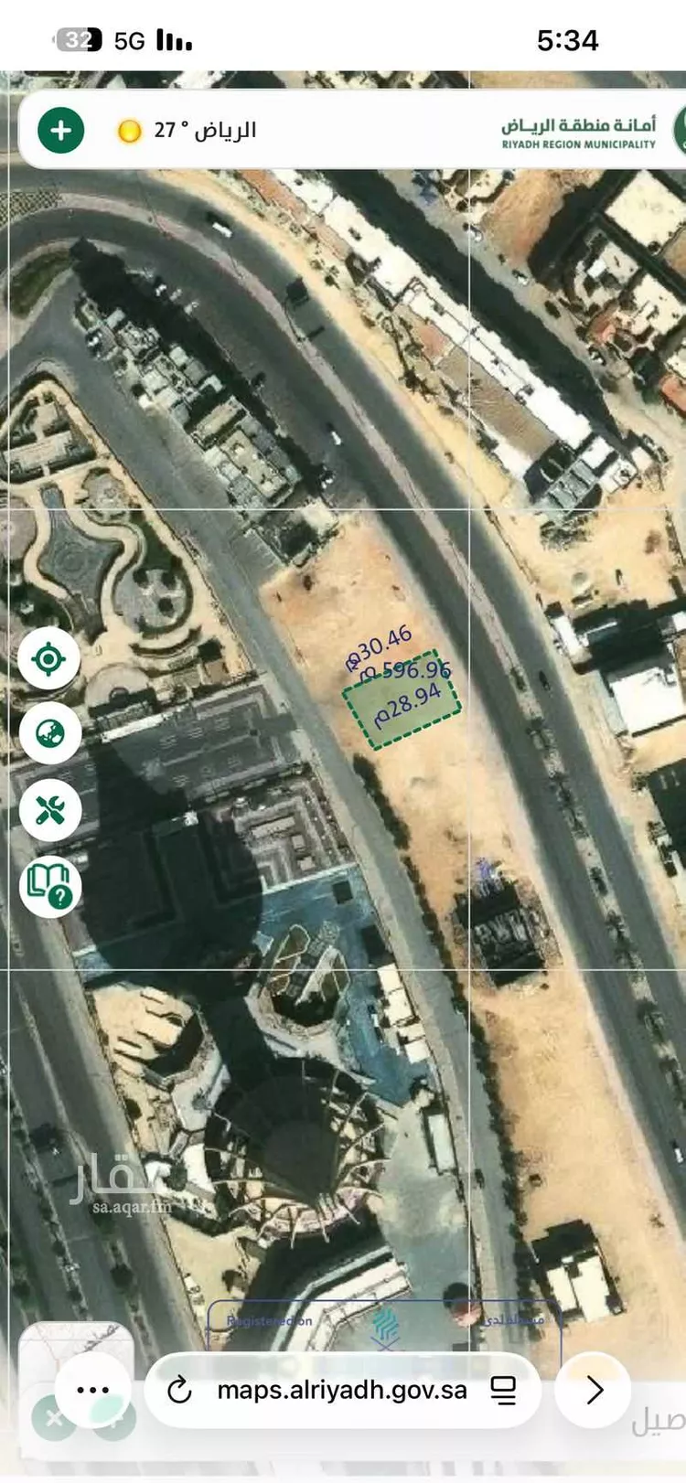 أرض للإيجار في شارع البرج, حي الورود, مدينة الخرج, منطقة الرياض صورة 2