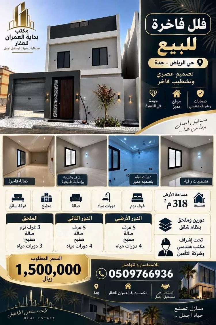 Villa for Sale in Jeddah Al Riyadh