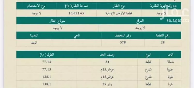 مزرعة للبيع في حي النرجس ، عنك ، القطيف صورة 4