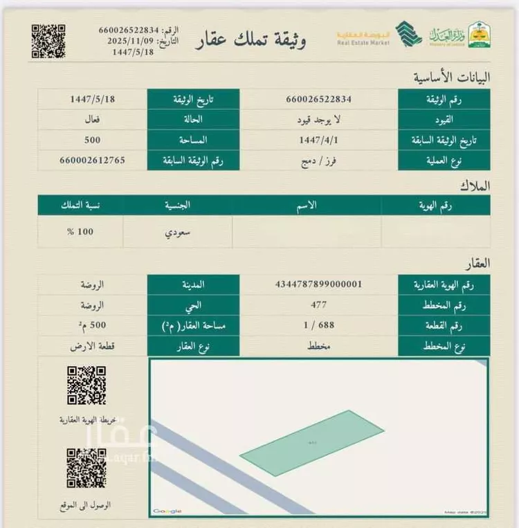 أرض للبيع في شارع 4317754, حي الروضة, مدينة الغزالة - الروضه, منطقة حائل