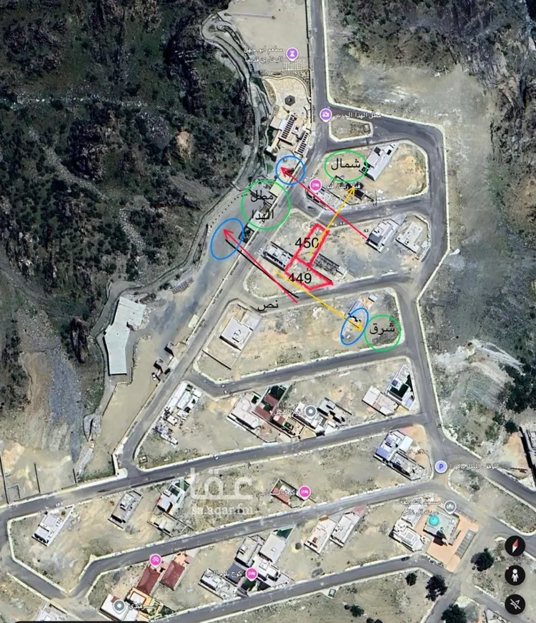 أرض للإيجار في شارع الهدا 127, حي الهدا, مدينة الطائف, منطقة مكة المكرمة صورة 2