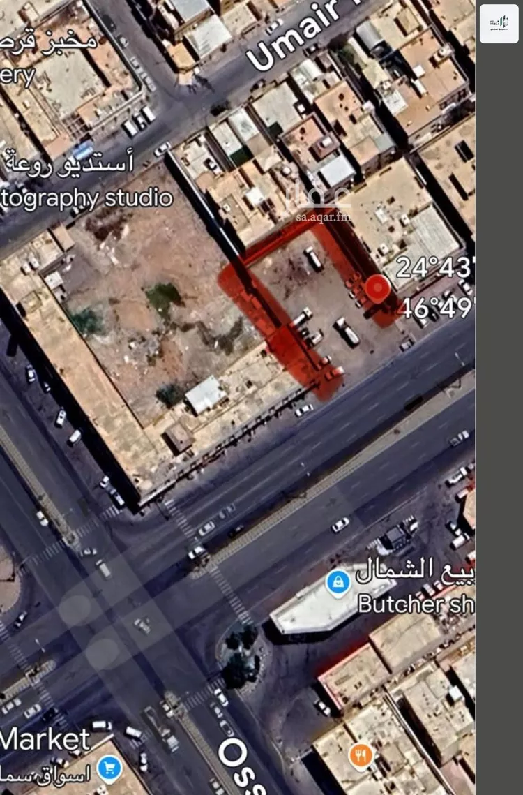 أرض للبيع في شارع اكثم بن صيفي, حي النسيم الغربي, مدينة الرياض, منطقة الرياض صورة 3