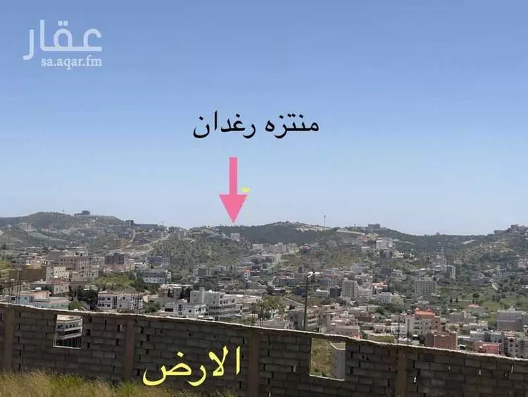 أرض للإيجار في شارع يزيد بن معاويه, حي الضباب, مدينة الباحة, منطقة الباحة صورة 2