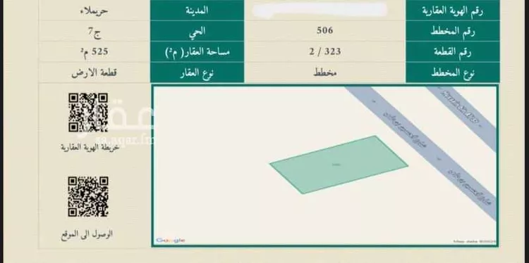 أرض للبيع في شارع الحسين بن علي ، حي السد ، حريملاء ، حريملاء صورة 2