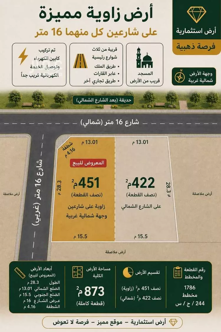 Land for Sale in Jeddah Az Zomorod