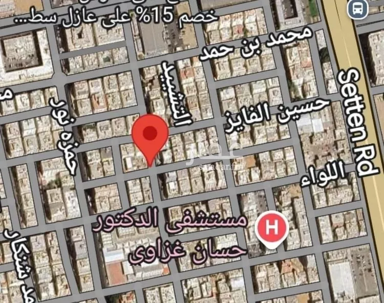 أرض للبيع في شارع عبدالوهاب سلامة, حي العزيزية, مدينة جدة, منطقة مكة المكرمة