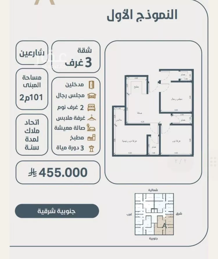 شقة للبيع في شارع ابو كبشه الانصاري, حي النعيم, مدينة جدة, منطقة مكة المكرمة