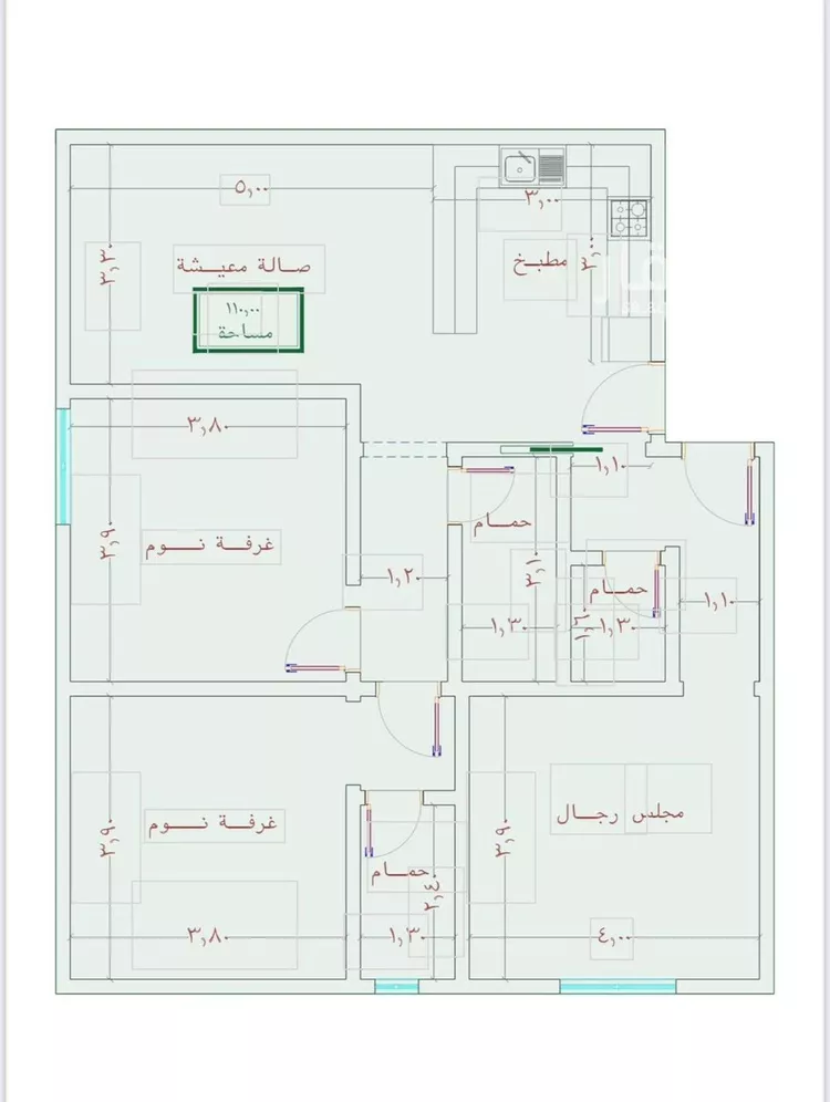 شقة للبيع في شارع الامير عبدالمجيد, حي الصواري, مدينة جدة, منطقة مكة المكرمة صورة 2
