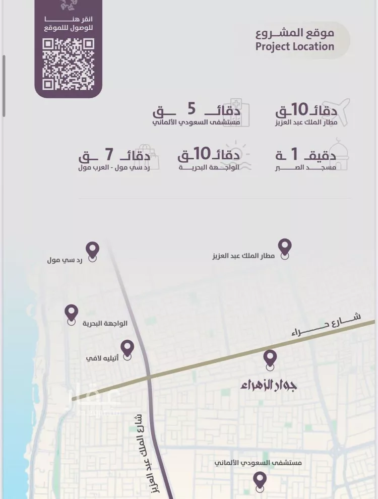 شقة للبيع في شارع فهد بن زعير, حي الزهراء, مدينة جدة, منطقة مكة المكرمة صورة 2