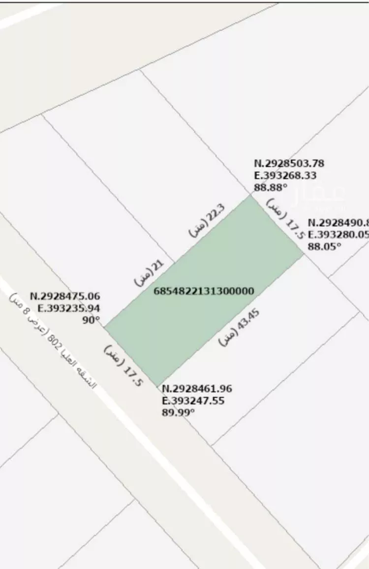 أرض للبيع في شارع الشقه العليا 764, حي الوطاة, مدينة بريدة, منطقة القصيم